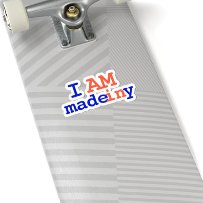 I AM made in NY stickers