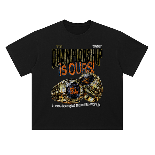 The Championship is ours! Tee