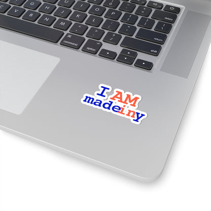 I AM made in NY stickers