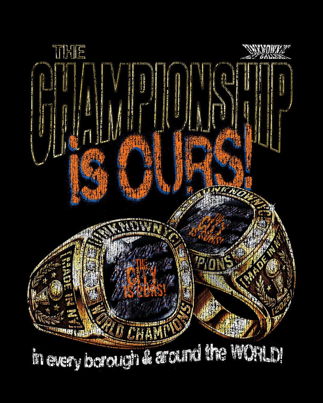 The Championship is ours! Tee