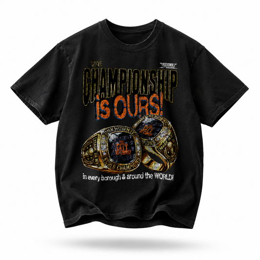 The Championship is ours! Tee